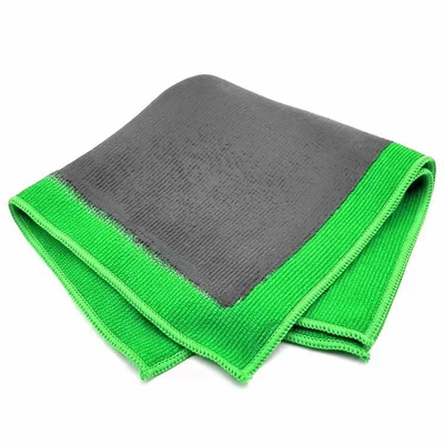 Volcanic Clay Wipe Iron Powder and | Car wax - striped-green-denim