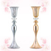 New European -style electroplated iron mermaid road lead wedding candlestick main table flower ware wedding props main table flower bottles