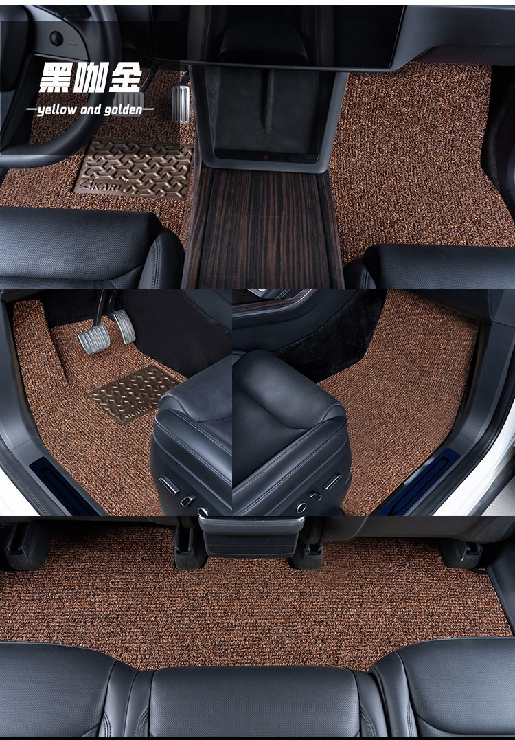 Crystal Silk Ring Car Floor Mats Are Suitable for Models That Are Stain-Resistant and Easy to Clean. Special Vehicles Are Easy to Wash and Can Be Cut and Disassembled. Manufacturer