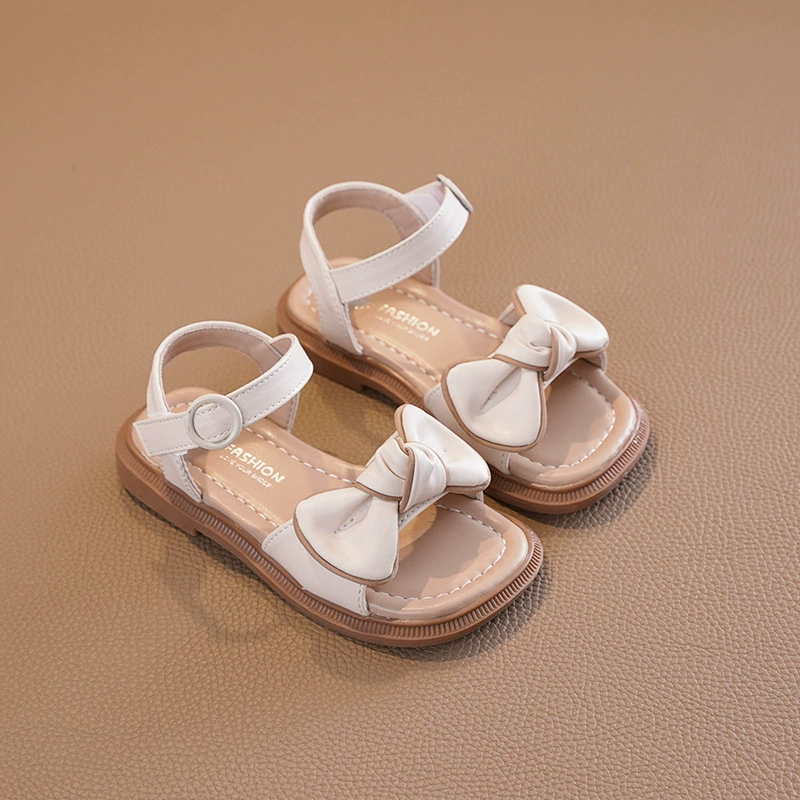 Footwear, small princess costume, summer children's beach sandals, for teenagers, soft sole