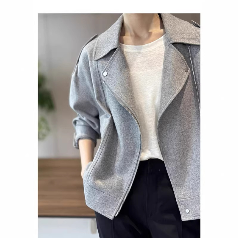 Shenzhen Nanyou Luxury Series Bc Style Wool Lapel Jacket Cross-Border Old Money Style Women's Lapel Jacket Shenzhen Nanyou Luxury Series Bc Style Wool Lapel Jacket Cross-Border Old Money Style Women's Lapel Jacket