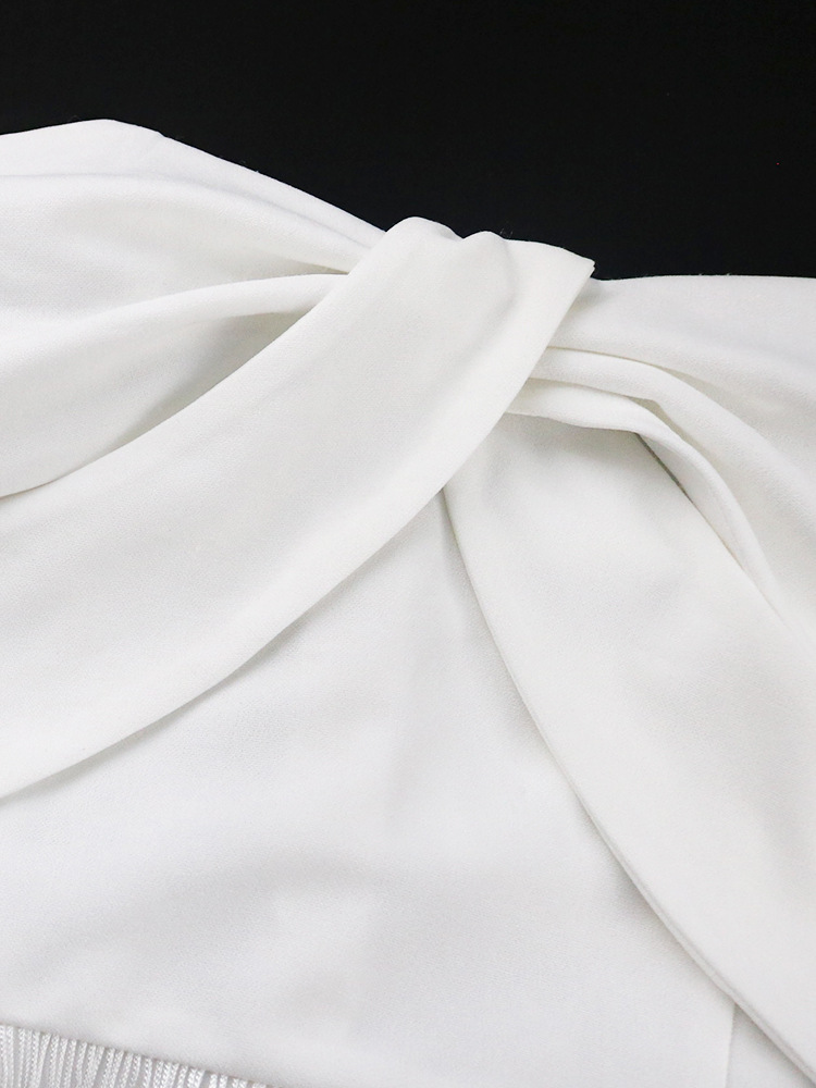 Ženska oblačila seksi cevasto krilo z odprtim hrbtom in resicami, elegantno krilo velike velikosti, obleka_voghion.com