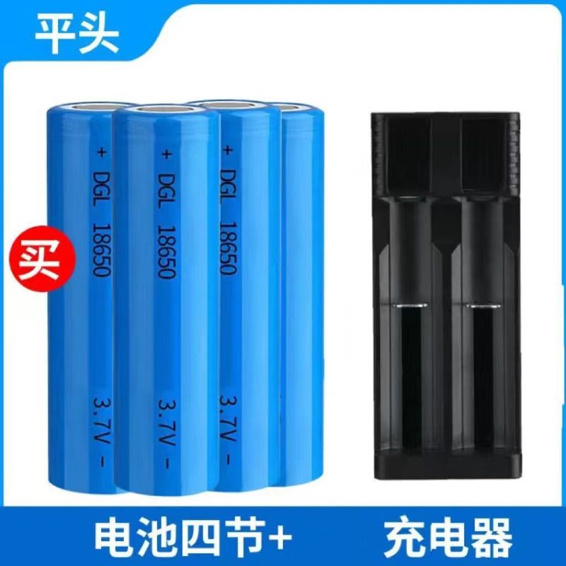 18650锂电池大容量3.7V手电筒头灯唱戏机小风扇喊话筒扩音器跨境|undefined