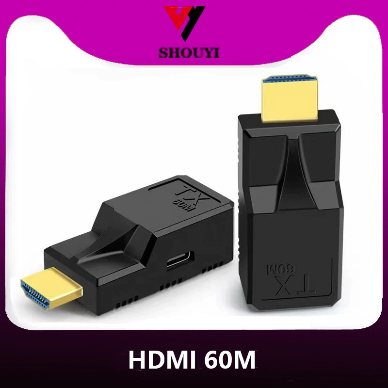 Удлинитель HDMI 60 м Удлинитель USB для зарядки 60 м Расширение пассивной передачи HDMI Удлинитель 60 м HD