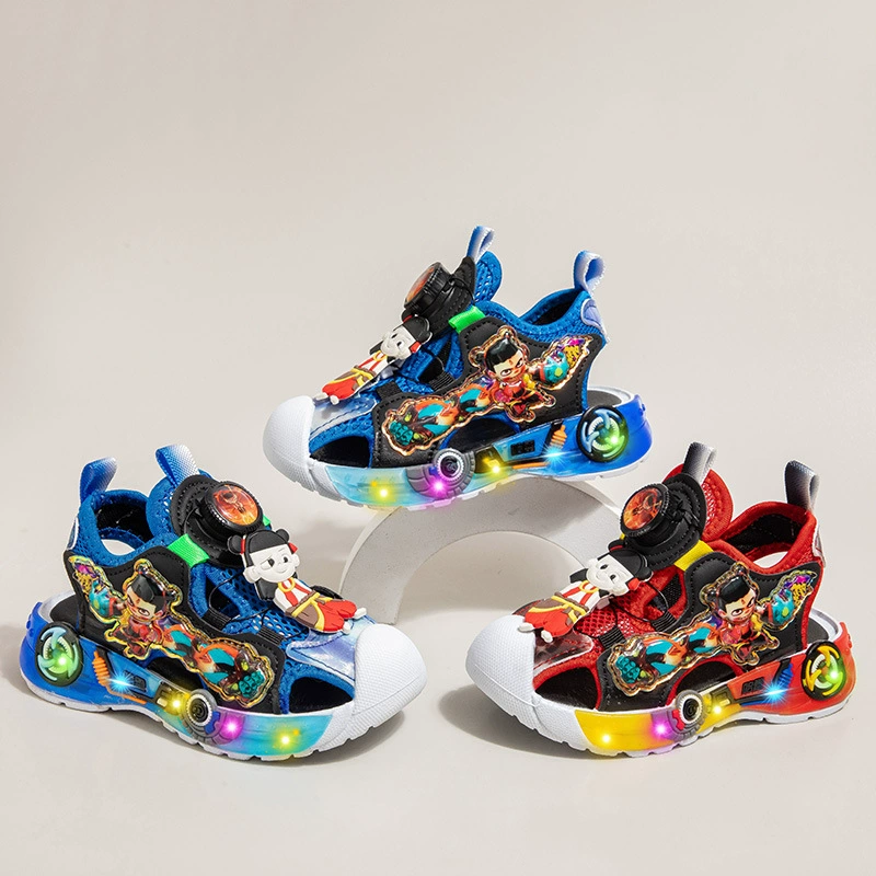 Нежа Детские сандалии Мальчик Баотоу 2025 Новый летний мальчик