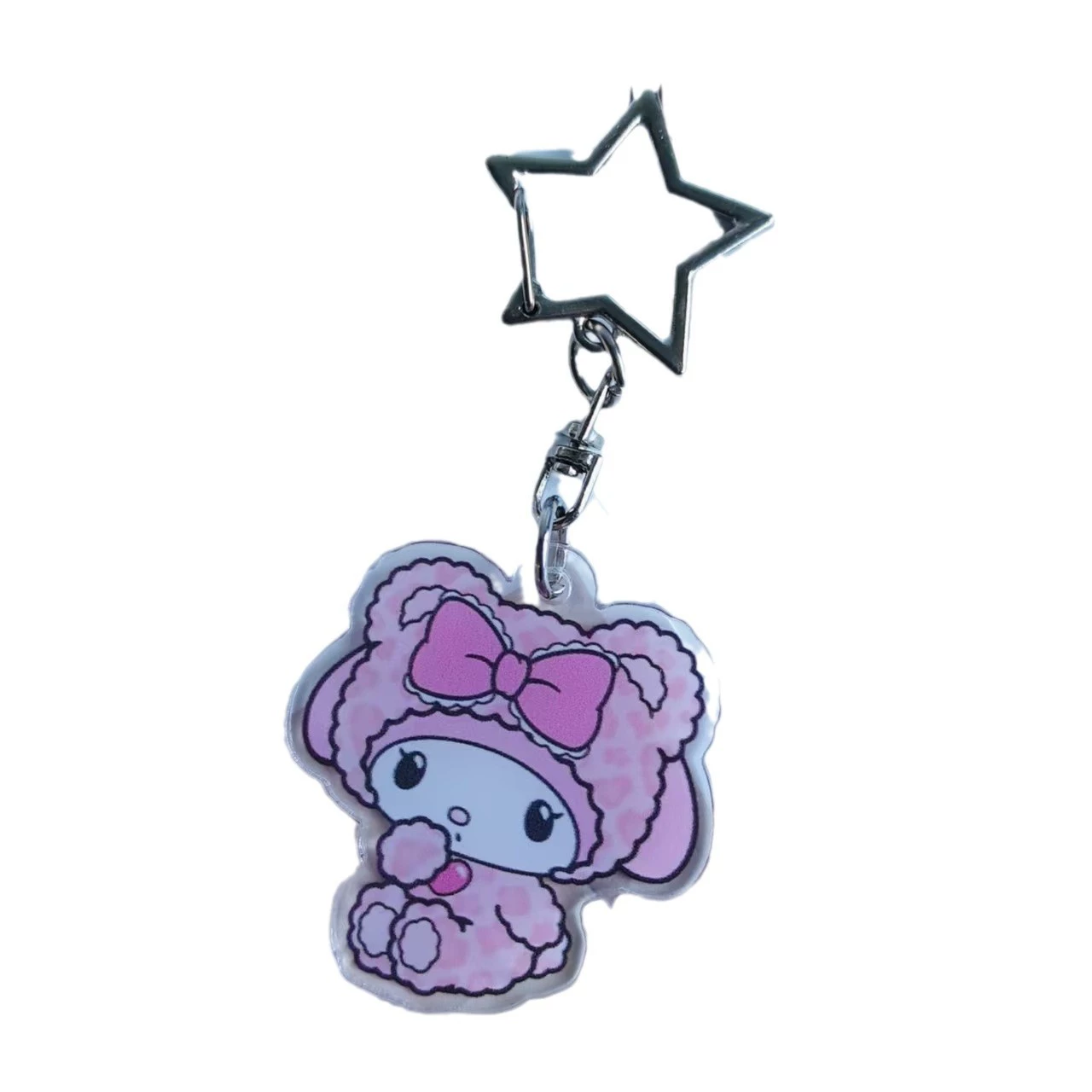 Sanrio, creative cartoon acrylic keychain, cute pendant, Birthday gift