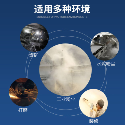 3200 dust-proof and industrial dust-proof coal mine renovation grinding pig snout mask cement KN95 protective face mask