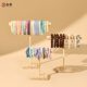 in stock Solid Wood Bracelet Bracelet Display Rack Head Rope Hair Ring Jewelry Hanger Bracelet Display Props Live Stand