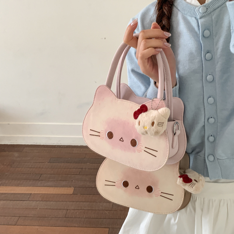 Diseño de nicho lindo bolso diario impresión de dibujos animados 2026 nuevo estilo coreano bolso de hombro bolso de moda de mujer