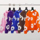 Cross-border high quality blockbuster 450G cotton sweater DENIM TEARS kapok hoodie texture foam printing