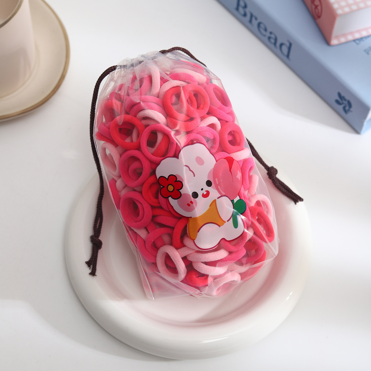9#Pink towel rings 200 pieces free bag