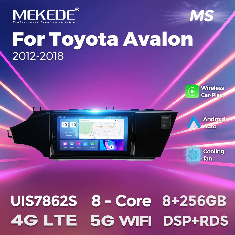 Совместимый Toyota Avalon 2012-2018 Android большой экран средней панели навигационное радио 8+256