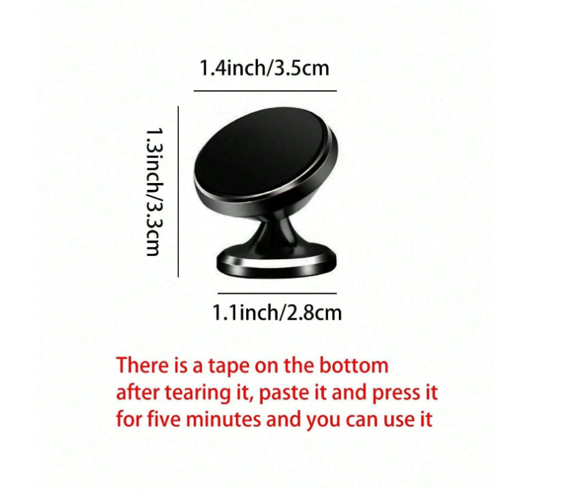 Wholesale Cross-Border Car Phone Holder, Strong Magnetic Car Phone Mount, Universal Magnetic Car Holder for Vehicle Use