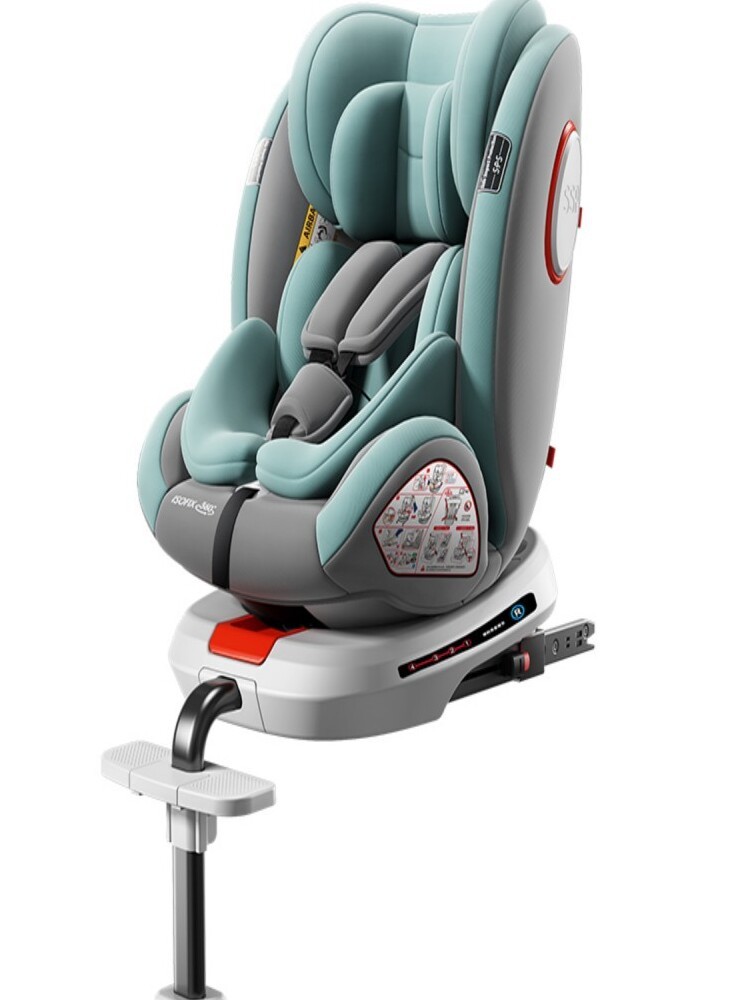 Child safety seat car baby car 360 rotating simple portable 0-3-12 reclining cotton