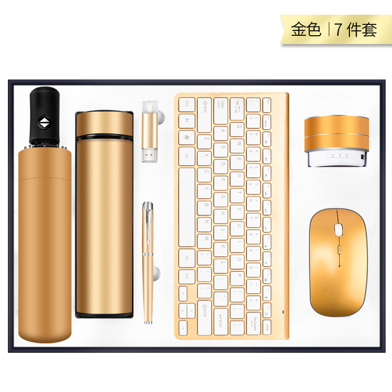 ビジネスギフトセット、企業のお祝いのお客様のお土産、キーボードとマウスのセット、カスタマイズされたロゴ記念日ギフト|undefined