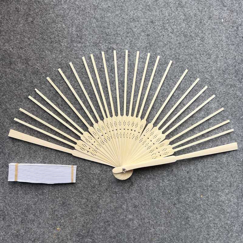 21 センチメートル扇骨竹小さな扇骨中国風中国風 diy 手作りチームビルディング活動|undefined