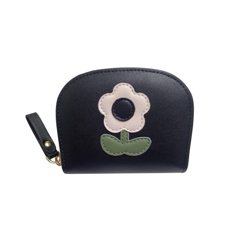 Tarjetero tipo acordeón con diseño de flores de estilo japonés, cartera para mujer, compacta, portátil, monedero, tarjetero con múltiples ranuras para tarjetas, tarjetero para tarjetas de autobús