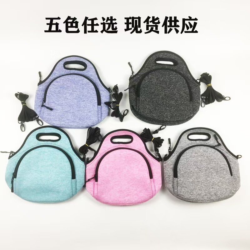 Thickened Neoprene Large-Capacity Adult Lunch Bag, Neoprene Cold-Keeping and Thermal Insulation Ice Bag, Insulated Lunch Box Bag, Portable