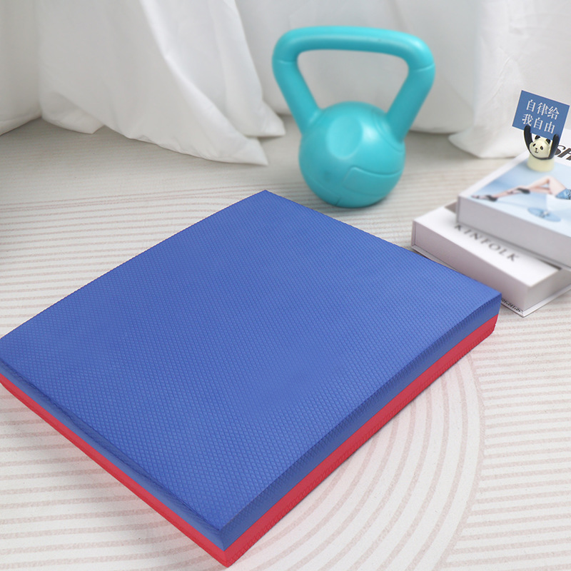 Una pieza de almohadilla de equilibrio de alto rebote, colapsado suave, antideslizante y resistente a la fabricación, entrenamiento de rehabilitación de equilibrio de fitness, almohadilla de codo de rueda abdominal