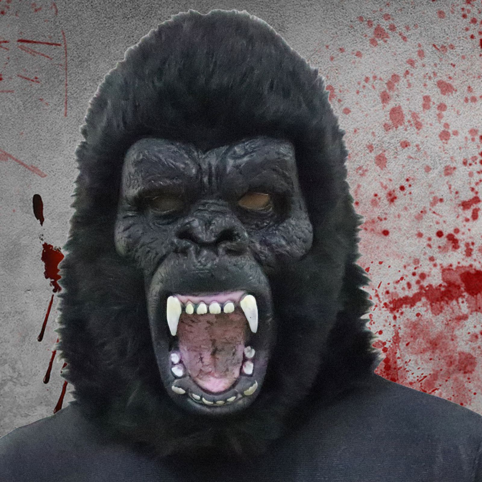 Godzilla vs. King Kong Halloween Máscara de terror Chimpancé Tocado de látex Tik Live Artículos divertidos