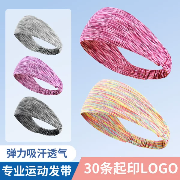 Women's headband for outdoor use, forehead protection, windproof headband for sports, yoga, basketball, sweat-absorbing, quick-drying, sweat-wicking headband for men