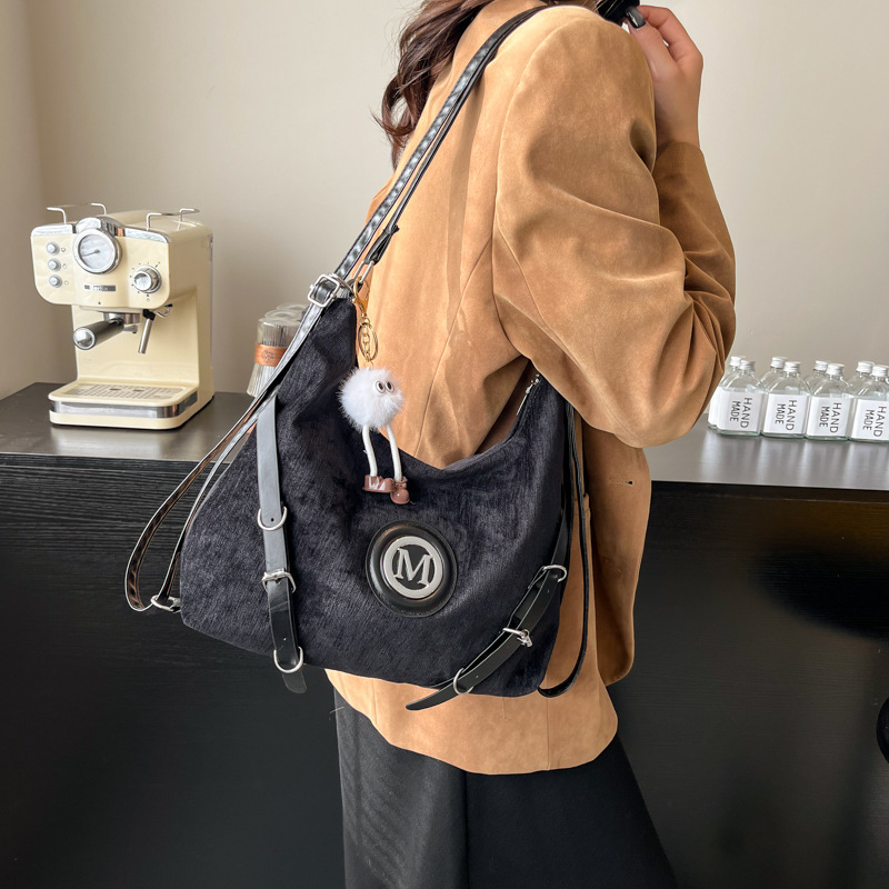 Bolso Tote Multiuso para Mujer de Terciopelo, Gran Capacidad, para Uso Diario