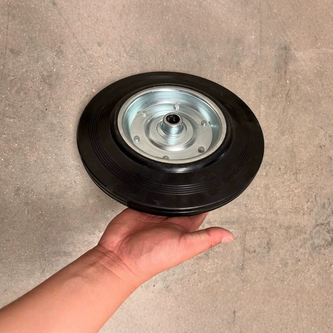 12x2inch резиновое цельнокорпусное колесо 12inch резиновое колесо 300x50 мм одинарное колесо