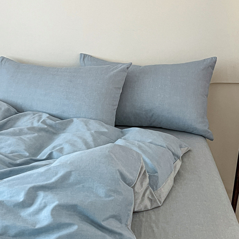 Cama de algodón de cuatro piezas set2025 nuevo algodón de cuatro estaciones sábanas universales set de cama de tres piezas