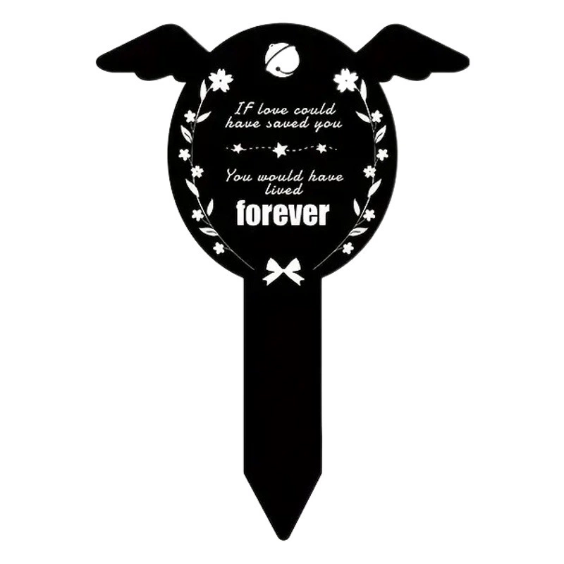 Акрил Pet Pet Brand Pet Cat Потерянные сваи Памятная доска Домашние животные Мемориальный сад Декор Водонепроницаемый Надгробное кладбище