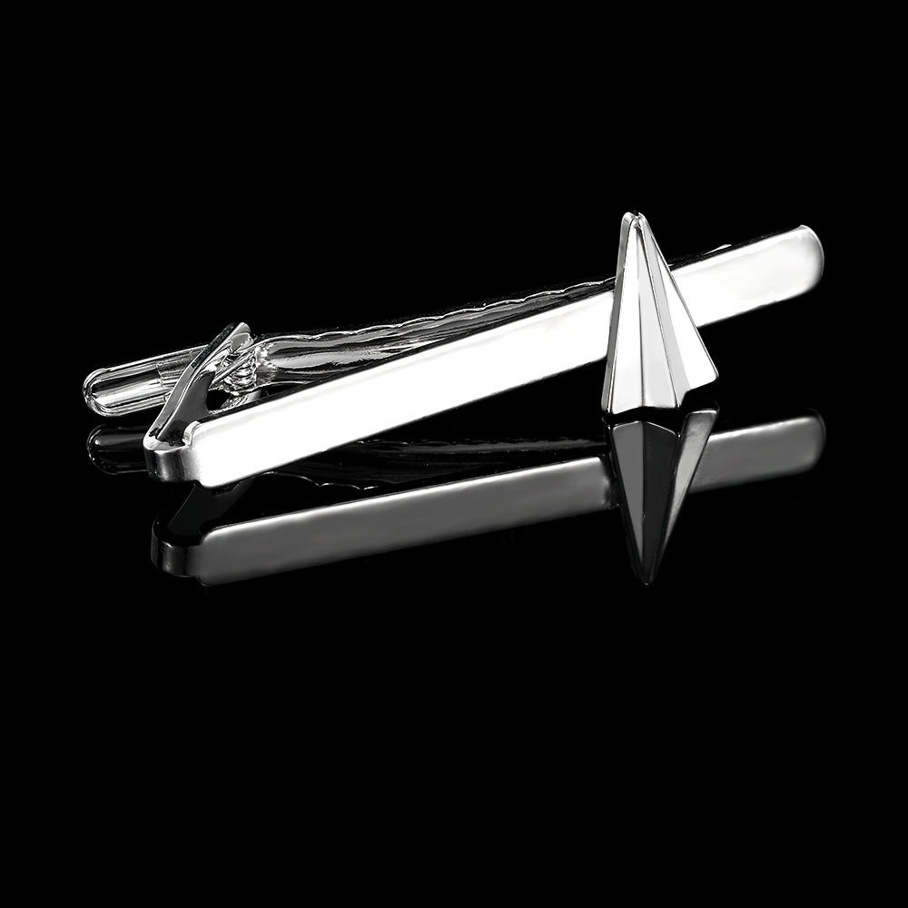new astronaut space tie clip men's trendy casual tie clip cufflinks set clothing accessories_voghion.com
