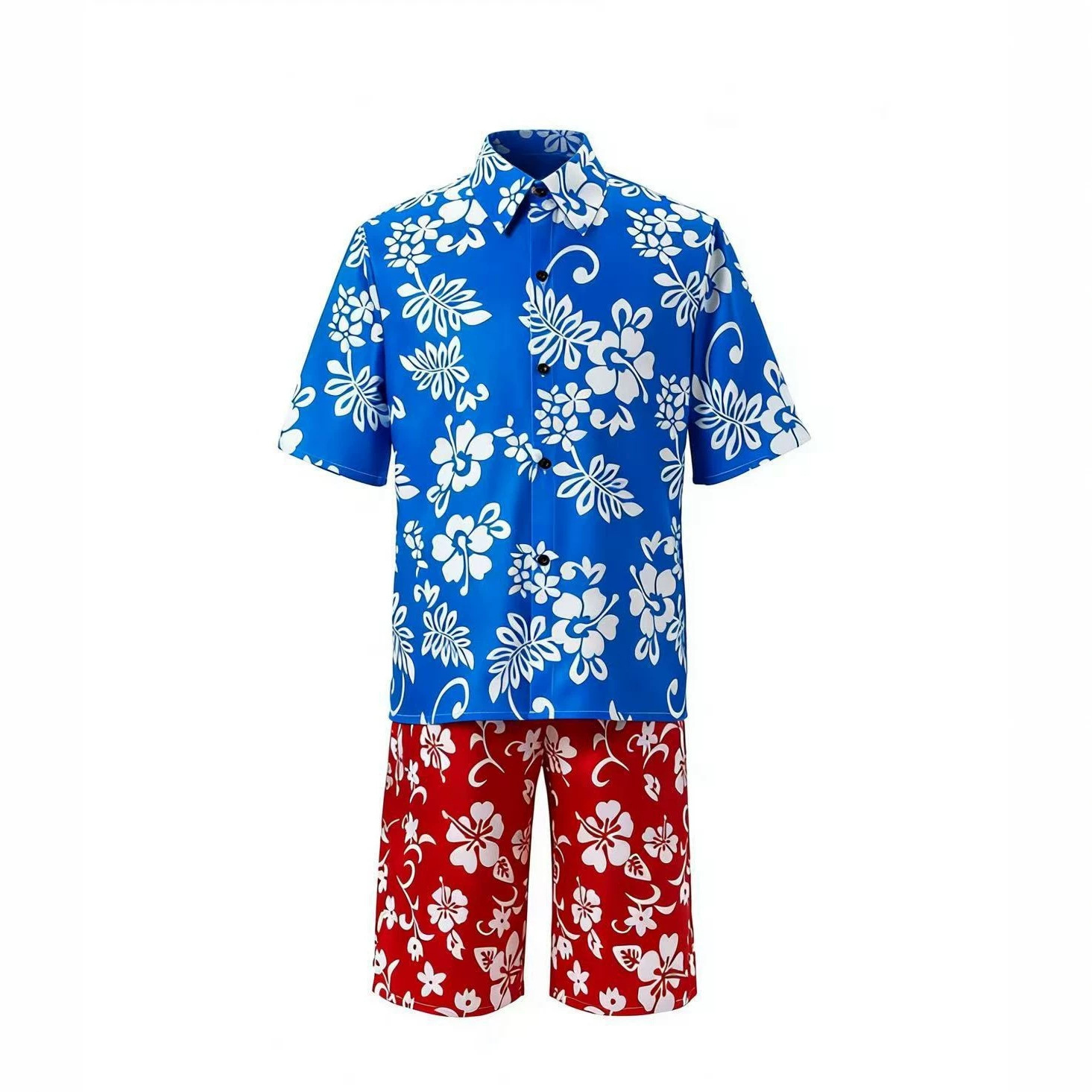 Manny's Burger cosplay Brian cosplay outfit, summer printed beachwear