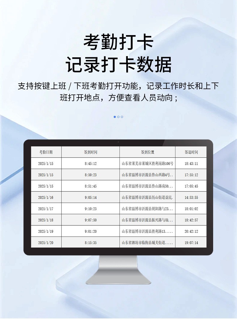 4G smart electronic ID card, student positioning, attendance at work, personnel management, positioning, alarm, SOS smart ID card undefined