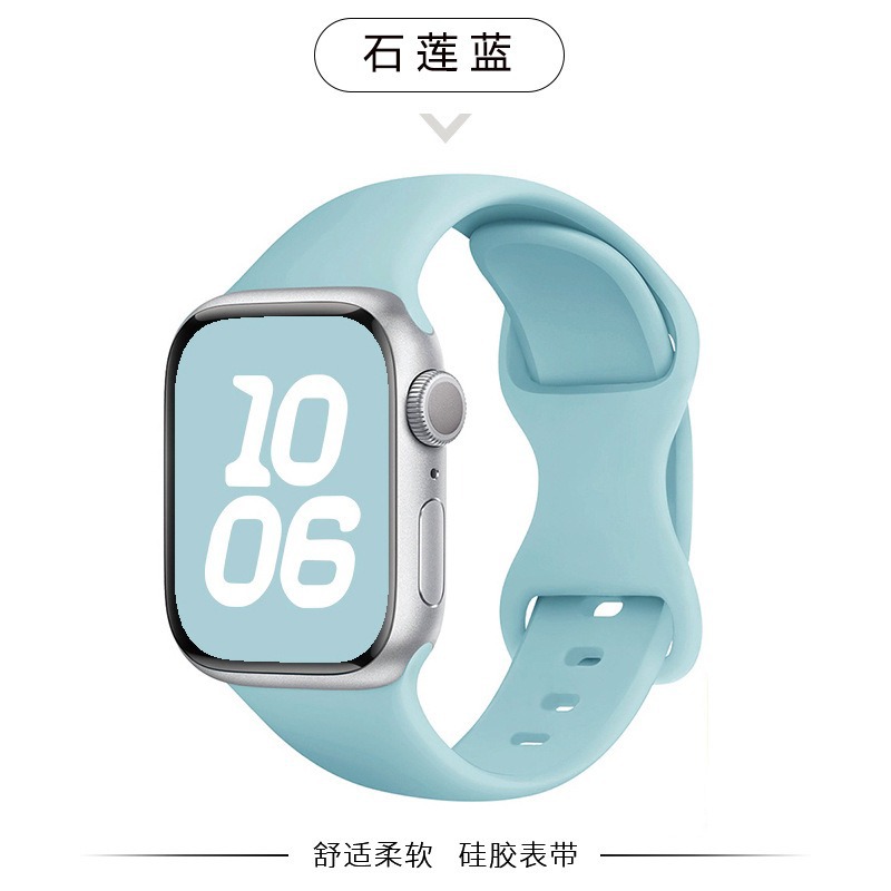 Aplicable Apple iwatch10 correa de silicona S9/8/7/6/Ultra correa de reloj Apple watch9 pulsera