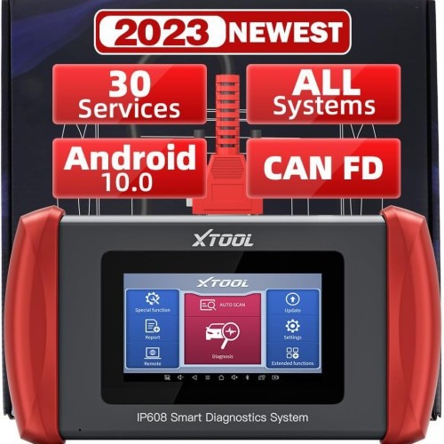 XTOOL Inplus IP608 朗仁汽车故障检测仪obd全系统读码外贸海外版