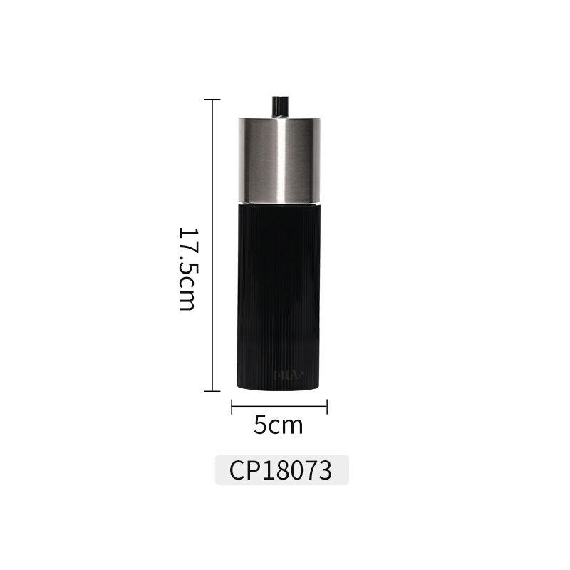 Molinillo de pimienta manual doméstico molino de polvo botella de condimento artefacto comercial fresco molino de pimienta molino de sal marina