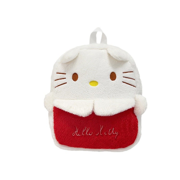 Sanrio bolsas de peluche Melody mochila bolsas de dibujos animados para niños Kapibara juguetes de peluche mochila exterior