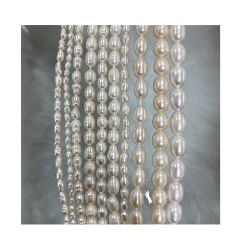 天然淡水パールネジ2 ~ 3,3 ~ 4,4 ~ 5,5 ~ 6,6 ~ 7,7 ~ 8mmビーズDIYアクセサリー