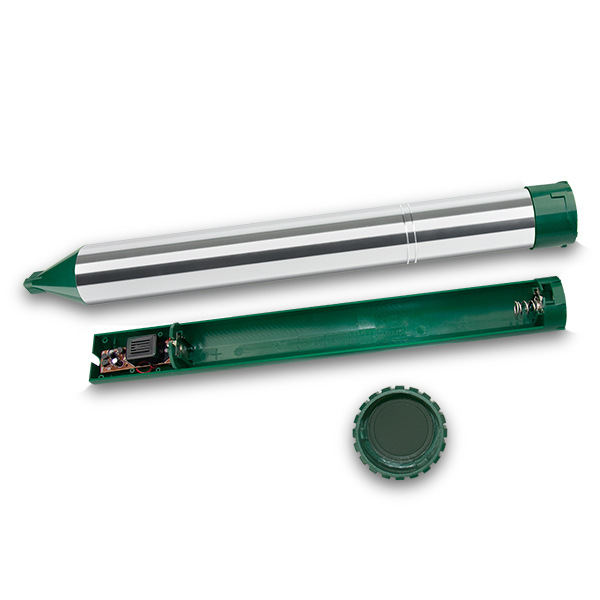 奥讯户外声波震动铝管低能耗驱鼠器4XD号电池供电无毒无害