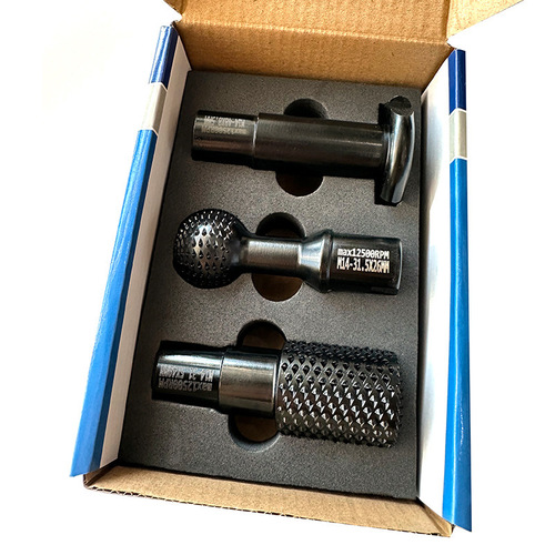Woodworking slotter, grinding, opening, enlarging, grinding, ball chisel, three-in-one woodworking tool set, electric grinding head