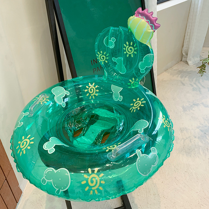 다크 그린 투명한 선인장 좌석 반지 0-4 세