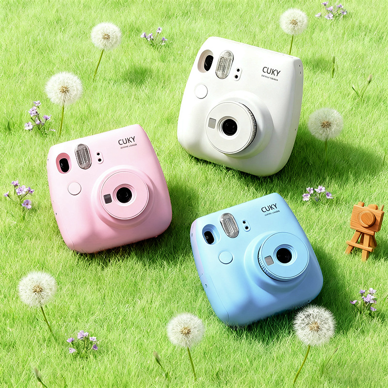 CUKY camera instant camera one-time imaging mini12 same film photo paper student printing camera 4