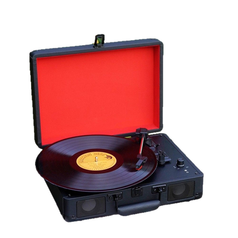レコードレコードのレトロな蓄音機のリビングルームのヨーロッパ式のブルートゥーススピーカーの音響はアイデアを飾ってプレゼントします。|undefined