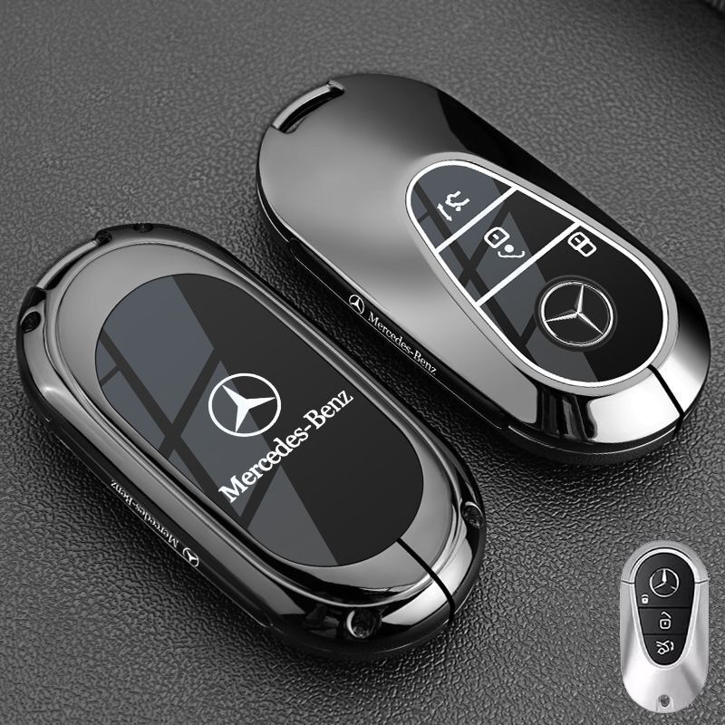 专用奔驰e300l钥匙套E级C级c260l/c200l/a200l/glc300l高级壳|undefined