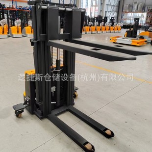 2 tons non-standard hand push electric lift hydraulic loading and unloading truck electric handling stacker lift truck automatic stacker forklift
