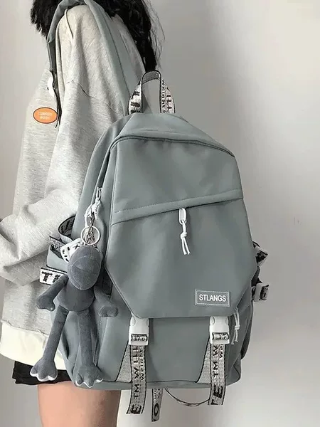 Schoolbag Female College Students Fashion Brand Junior High School Students Travel Computer Backpack Men's 2022 New Large Capacity Backpack