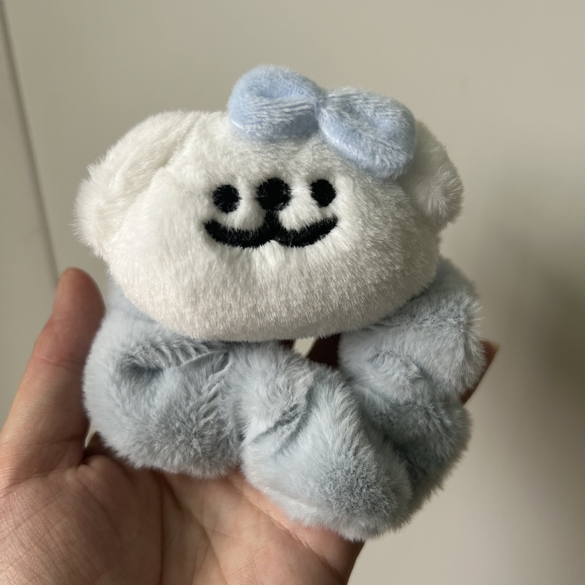 Otoño y invierno niños dibujos animados perros lindos anillo de cabello cuerda de cabello de alta elasticidad muñeca lindos cabello anillo de cabello de cola de caballo adornamiento para el cabello