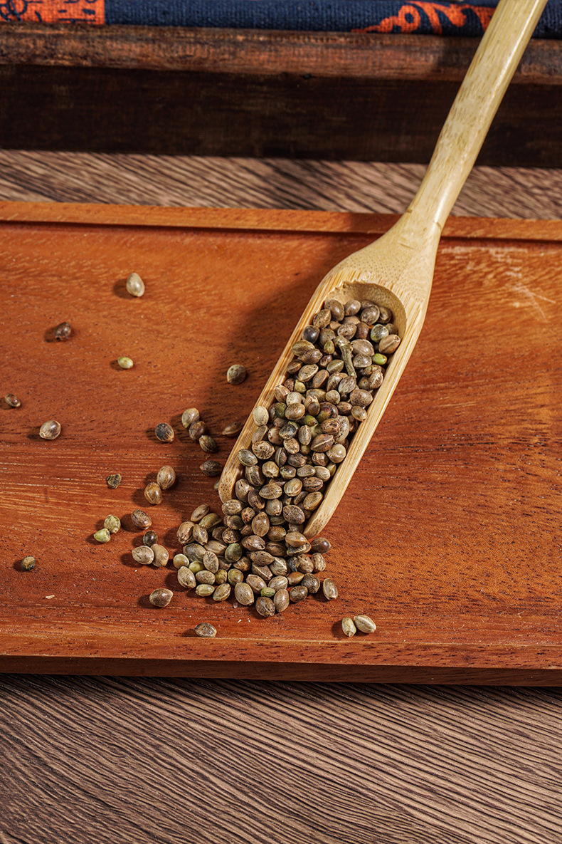 Huo Ma Ren Dried Hemp Seeds 500g Bulk Clean Whole Seeds Traditional Herbal Ingredient preparation