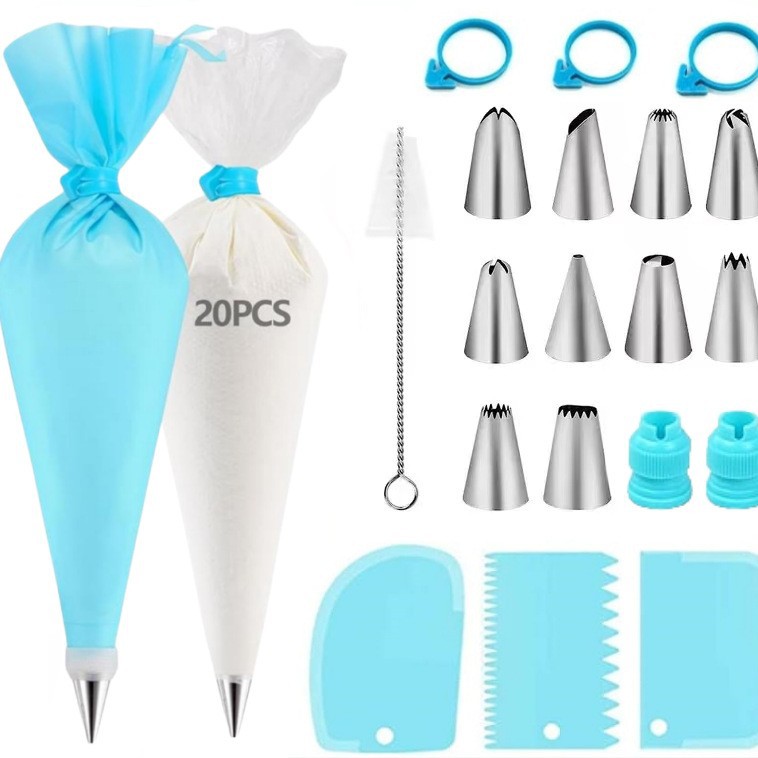 40피스 데코팁 블루 세트