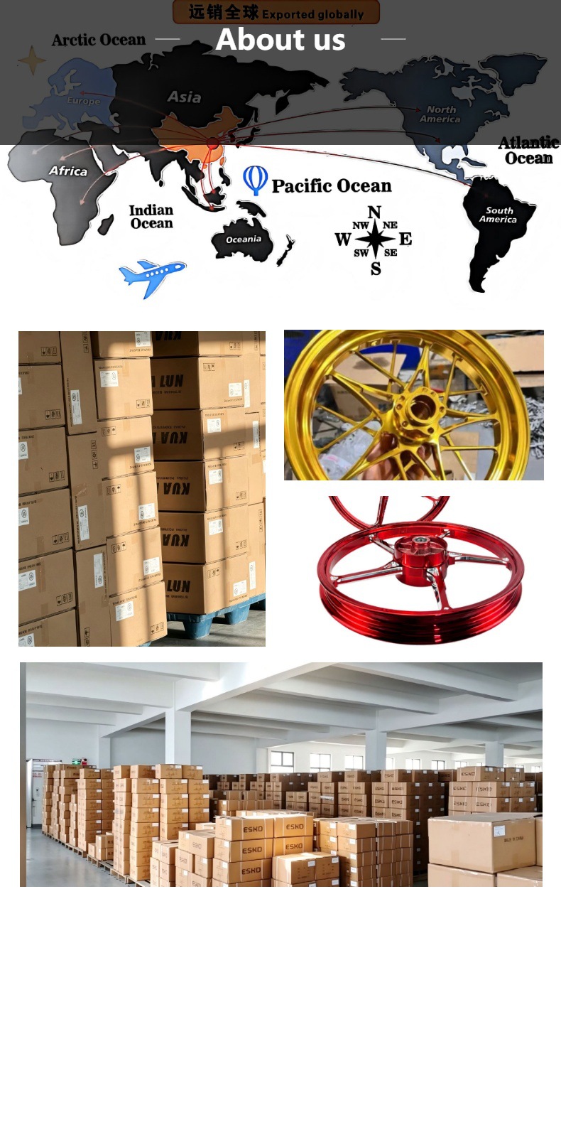 Suitable for Y15 Motorcycles, Vario125/150 Modified Aluminum Wheels, Factory Direct Sales of Motorcycle Accessories