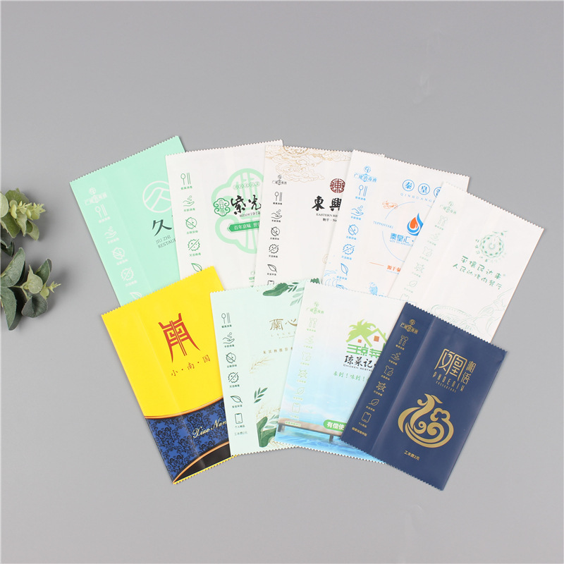 酒店饭店消毒液湿纸巾分装袋纸膜复合中封袋密封袋封口袋厂家批发